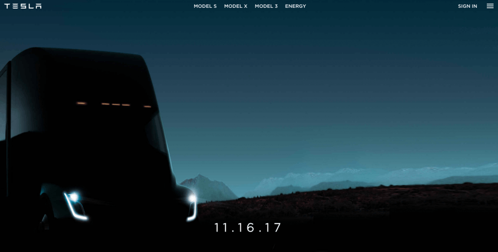 Tesla Semi Truck 2