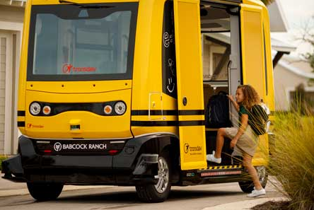 ônibus escolar autônomo como funciona