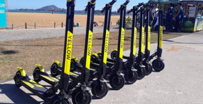 Yellow oferece compartilhamento de scooters e bicicletas elétricas